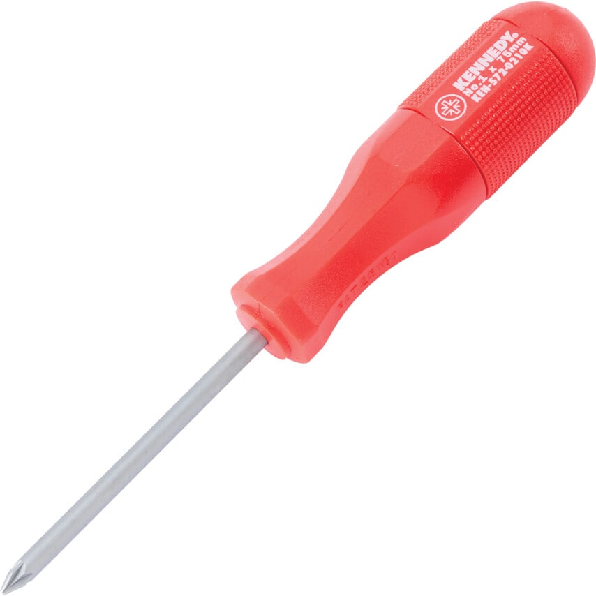 Hi-Grip Pozi Screwdriver, No.1 Pozi Tip, 75mm Blade
