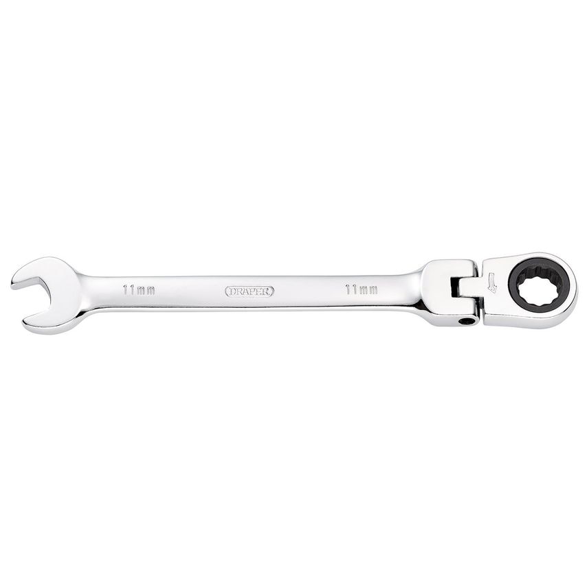 Hi-Torq Metric Flexible Head Ratcheting Combination Spanner 11mm