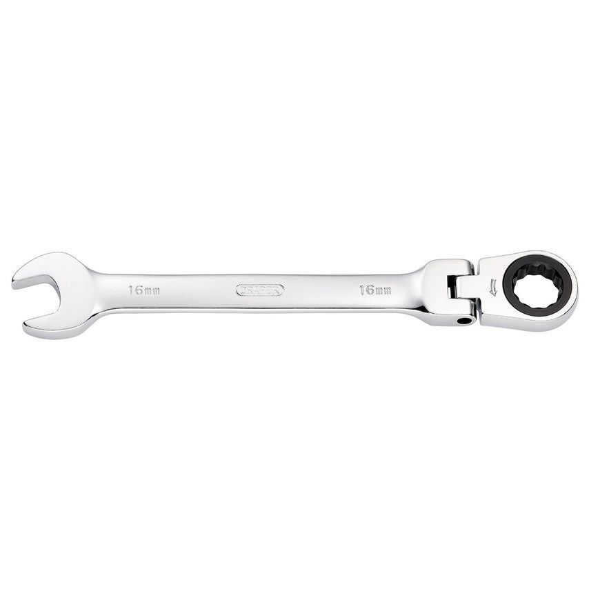 Hi-Torq Metric Flexible Head Ratcheting Combination Spanner 16mm