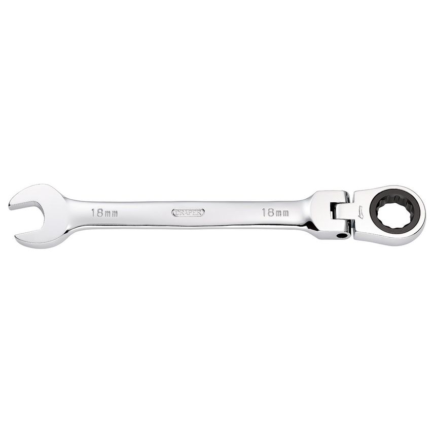 Hi-Torq Metric Flexible Head Ratcheting Combination Spanner 18mm