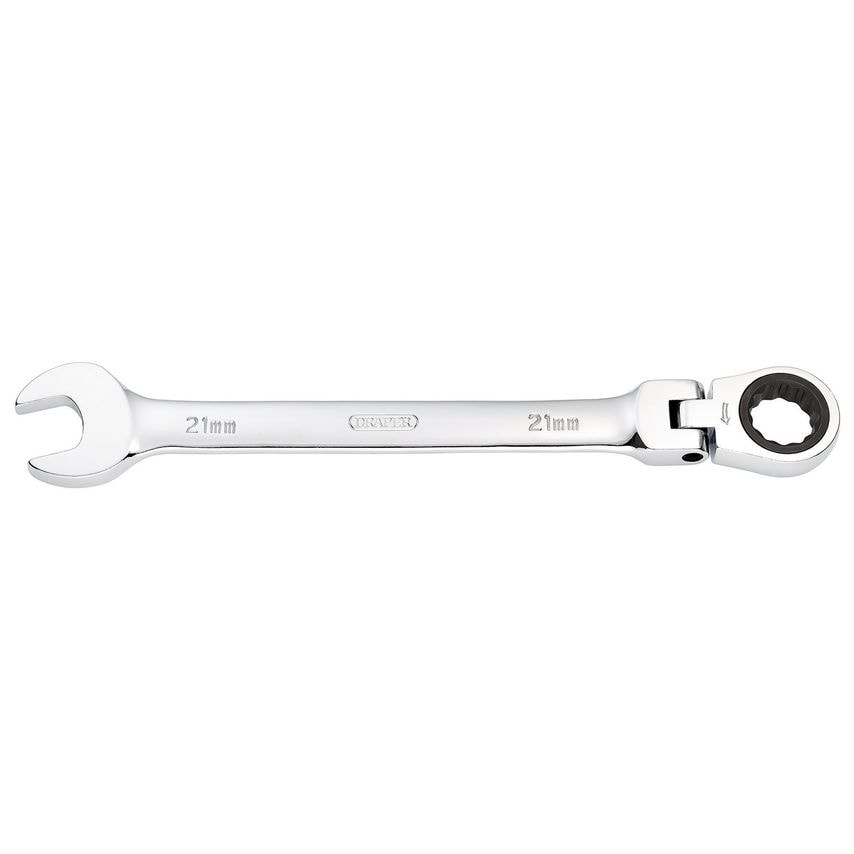 Hi-Torq Metric Flexible Head Ratcheting Combination Spanner 21mm