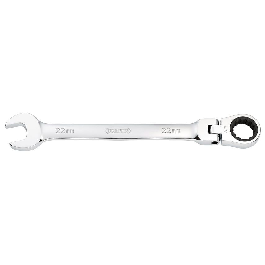 Hi-Torq Metric Flexible Head Ratcheting Combination Spanner 22mm