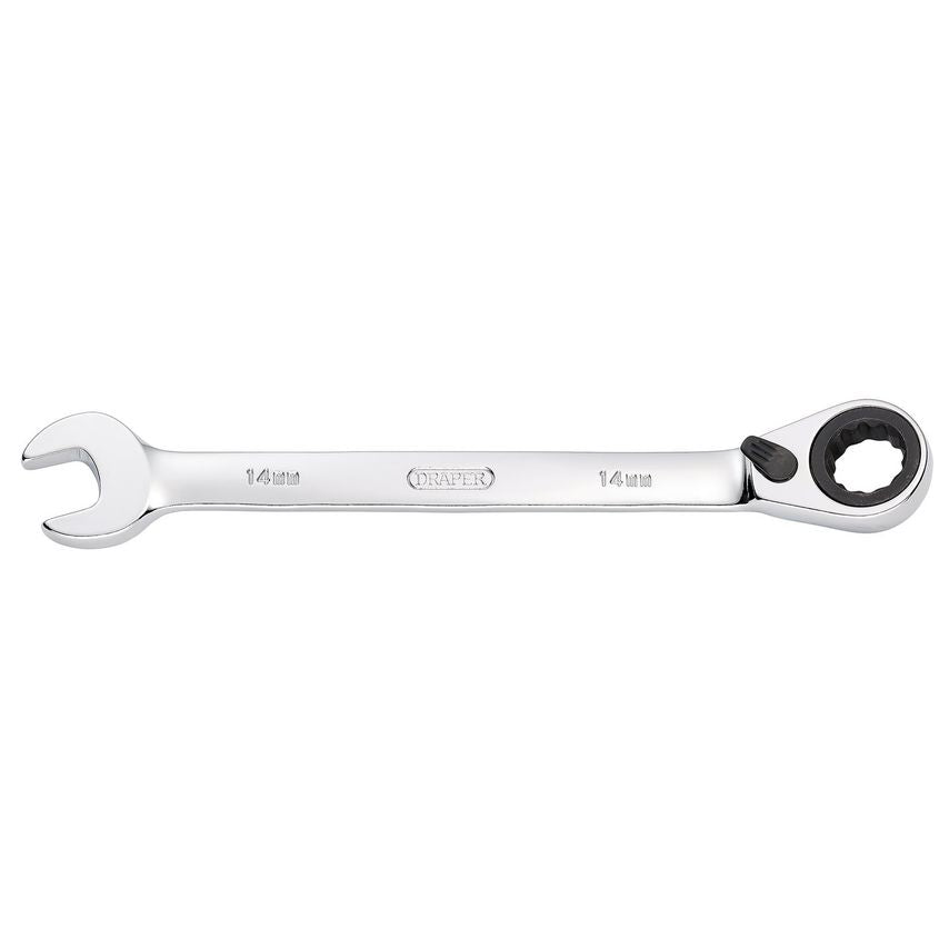 Hi-Torq Metric Reversible Ratcheting Combination Spanner 14mm