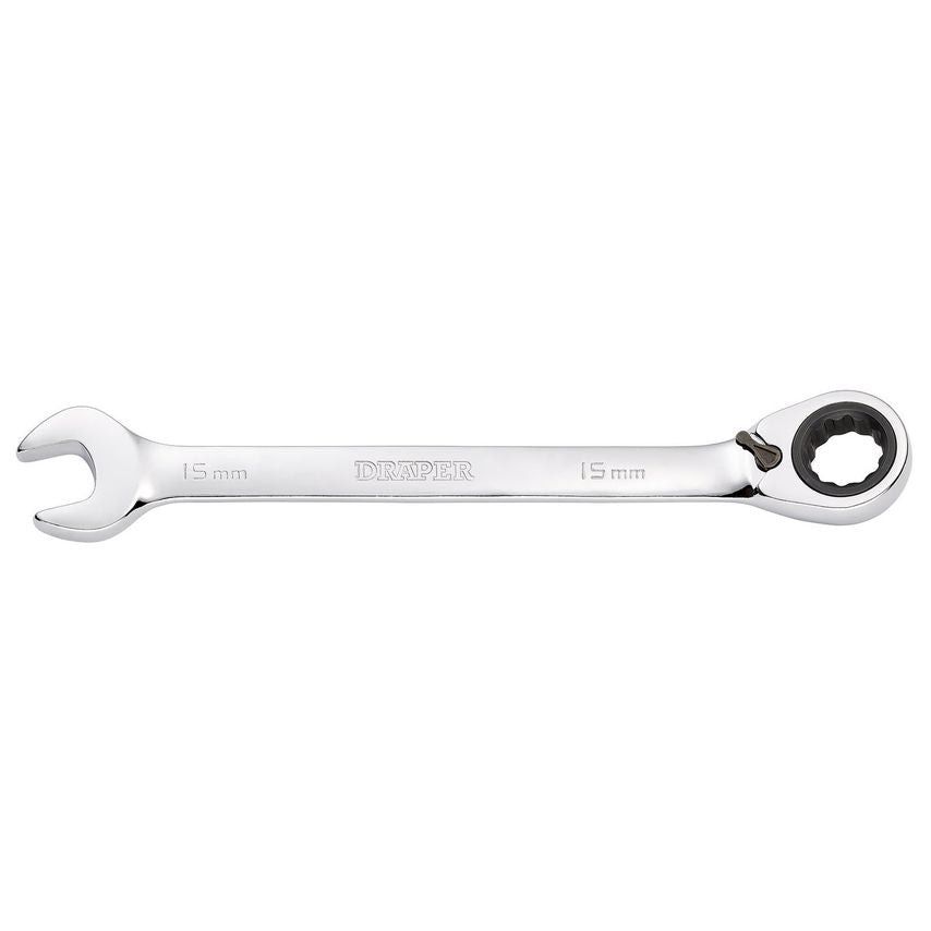Hi-Torq Metric Reversible Ratcheting Combination Spanner 15mm