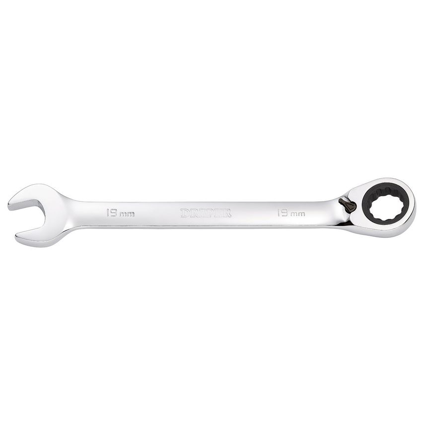 Hi-Torq Metric Reversible Ratcheting Combination Spanner 19mm