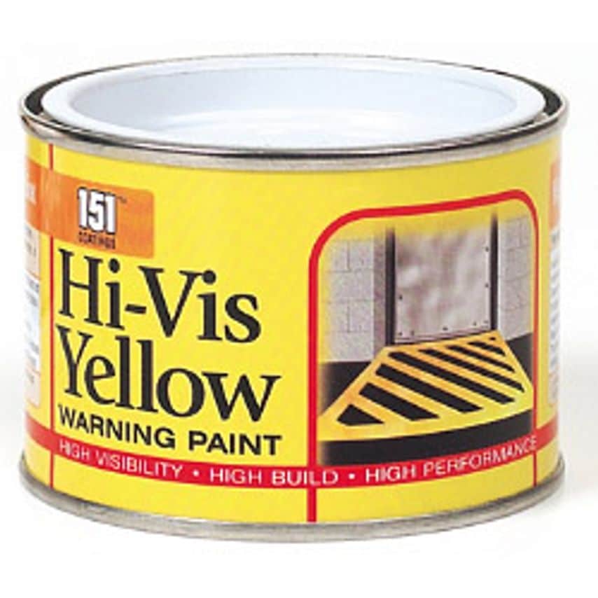 Hi-Vis Warning Paint 180ml Yellow