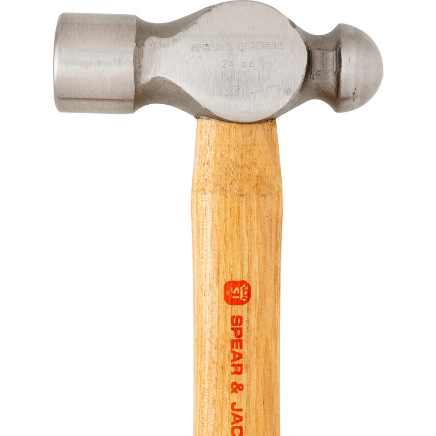 Hickory Shaft Ball Pein 24oz Hammer