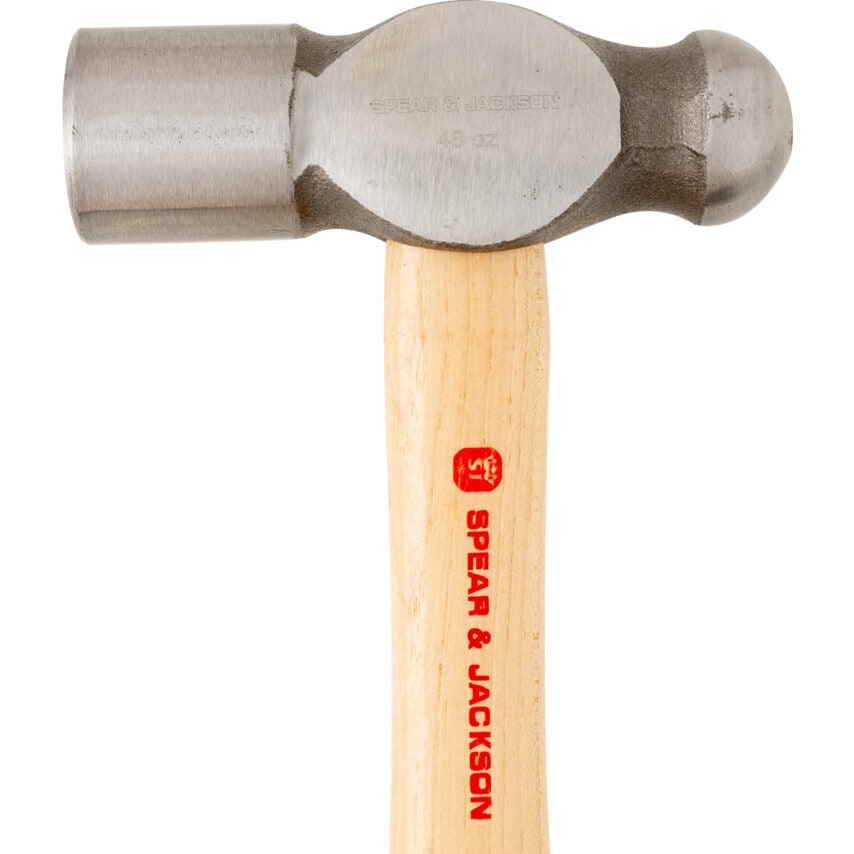 Hickory Shaft Ball Pein 48oz Hammer
