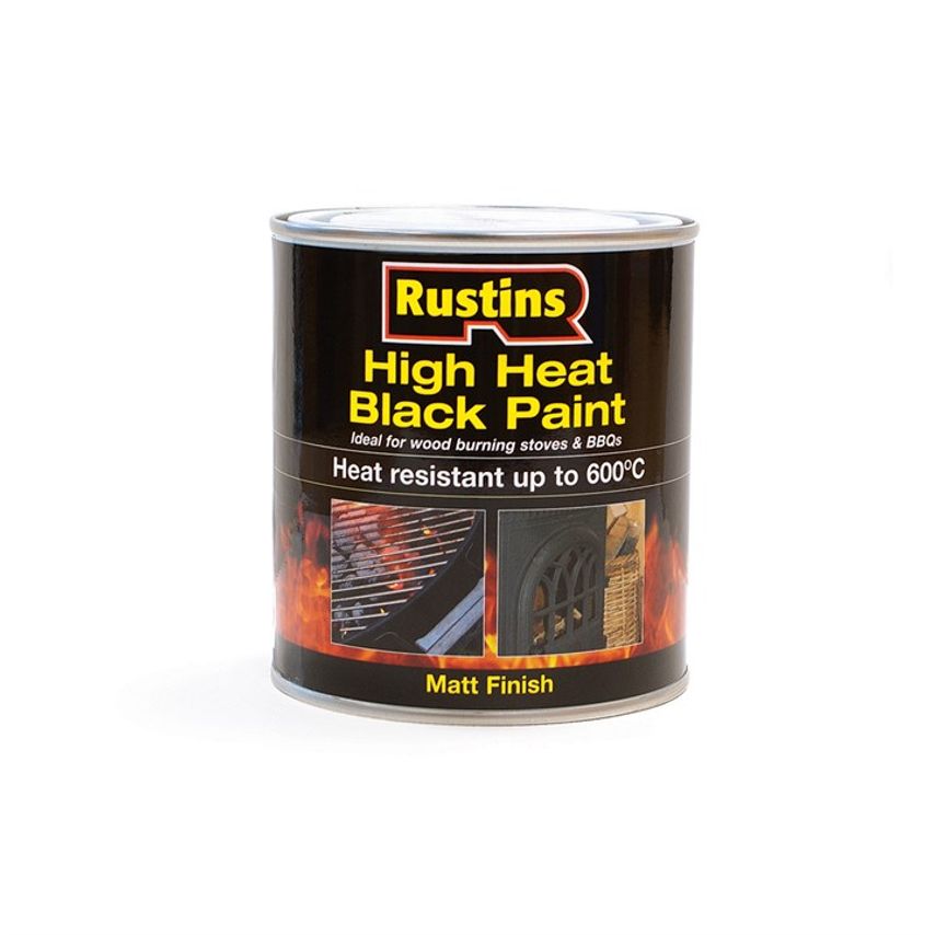 High Heat Black Paint 500ml (HRBL500)