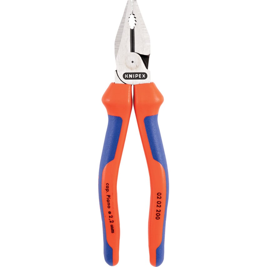 High Leverage Black Atramentised Combination Plier 200mm