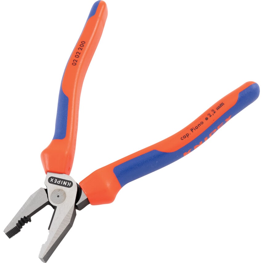 High Leverage Black Atramentised Combination Plier 200mm