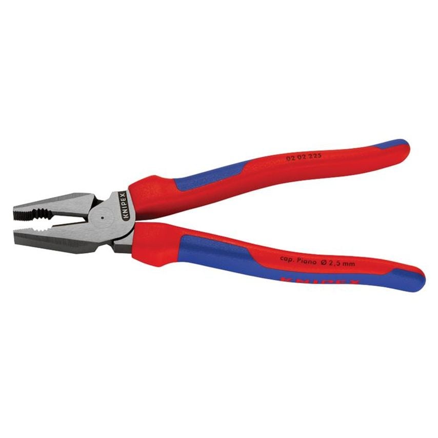 High Leverage Combination Pliers Multi-Component Grip 225mm KPX0202225