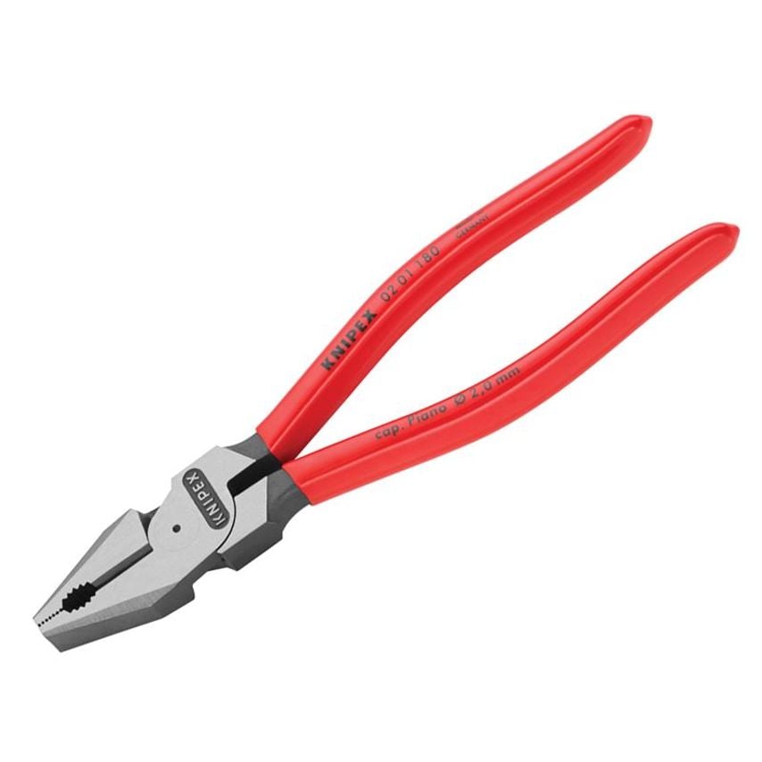 High Leverage Combination Pliers PVC Grip 180mm KPX0201180