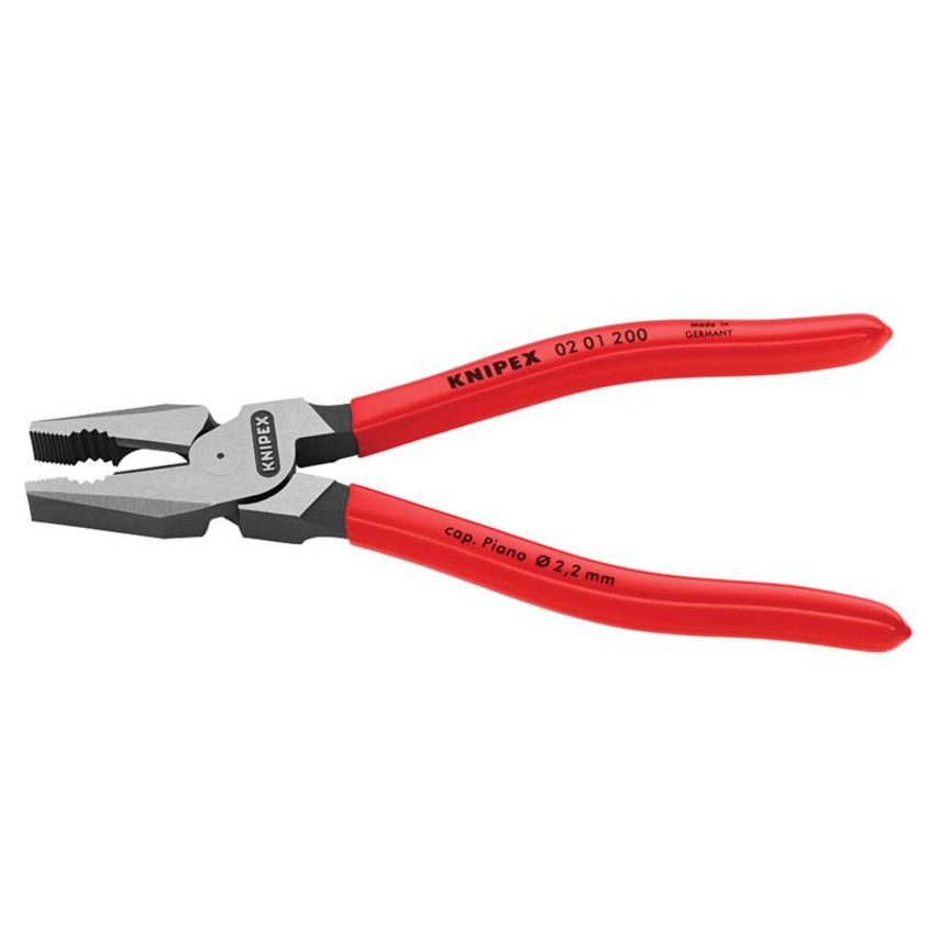 High Leverage Combination Pliers PVC Grip 200mm (8in) KPX0201200