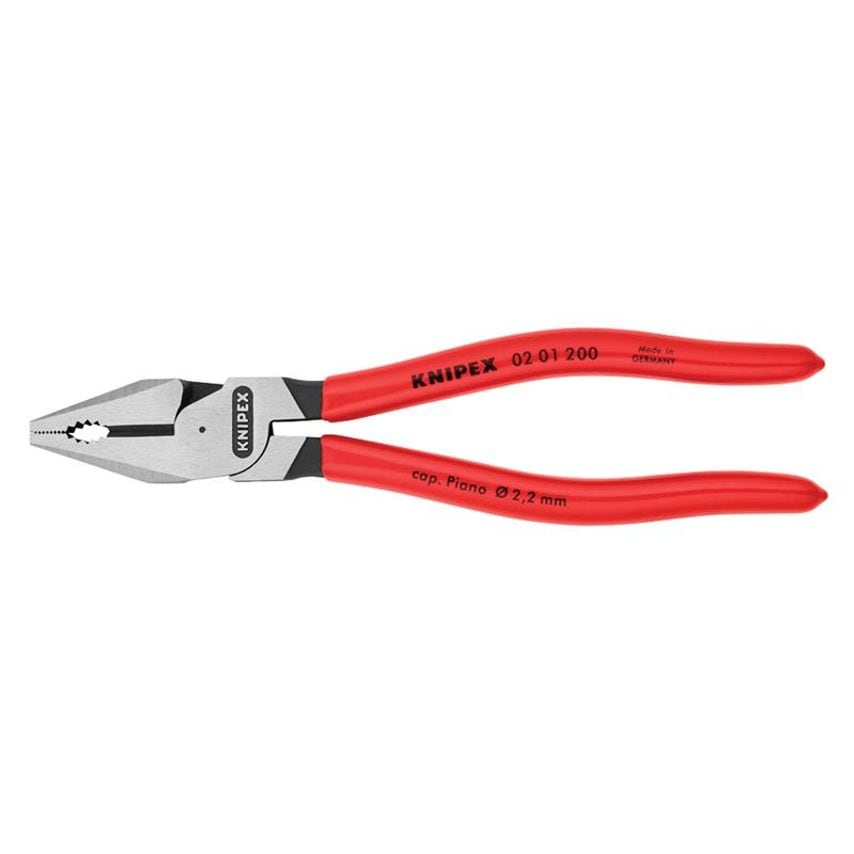 High Leverage Combination Pliers PVC Grip 200mm (8in) KPX0201200