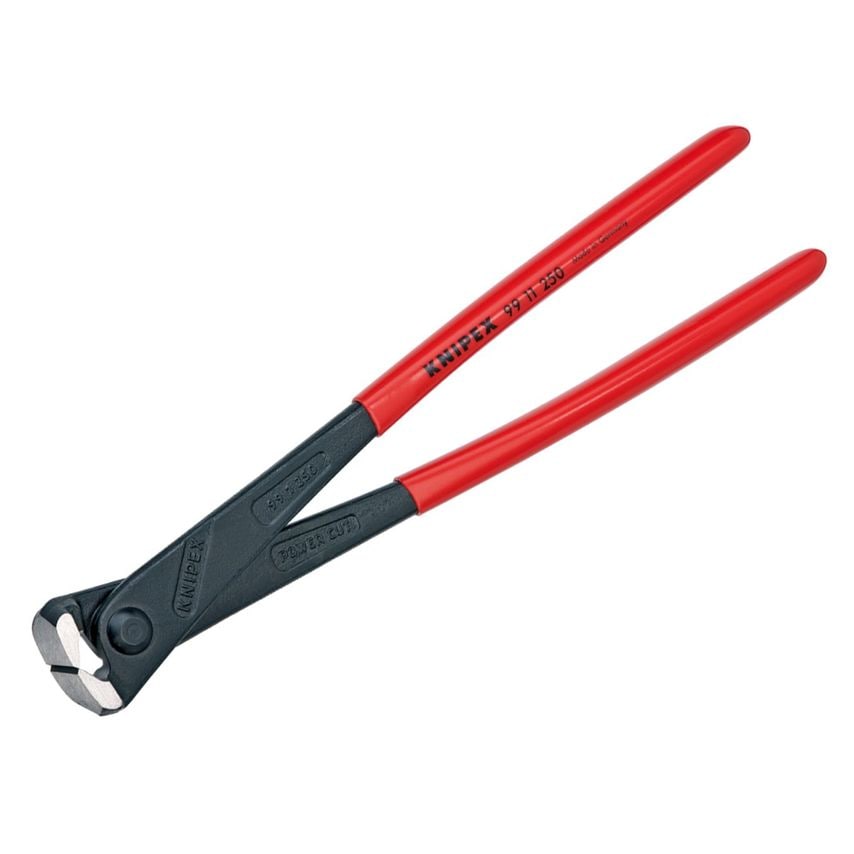 High Leverage Concreter's Nippers with Plastic Coated Handles 250mm (10in)