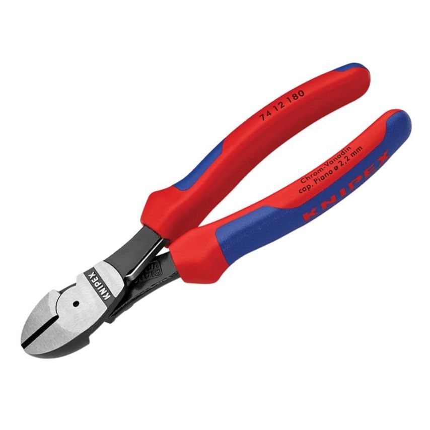 High Leverage Diagonal Cutters Multi-Component Grip with Spring 180mm KPX7412180