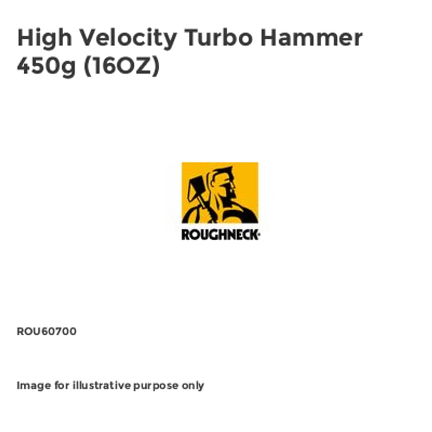 High Velocity Turbo Hammer 450g (16OZ) ROU60700