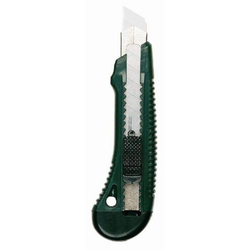 Hobby Knife Snap Off Blade 18mm Black/Green
