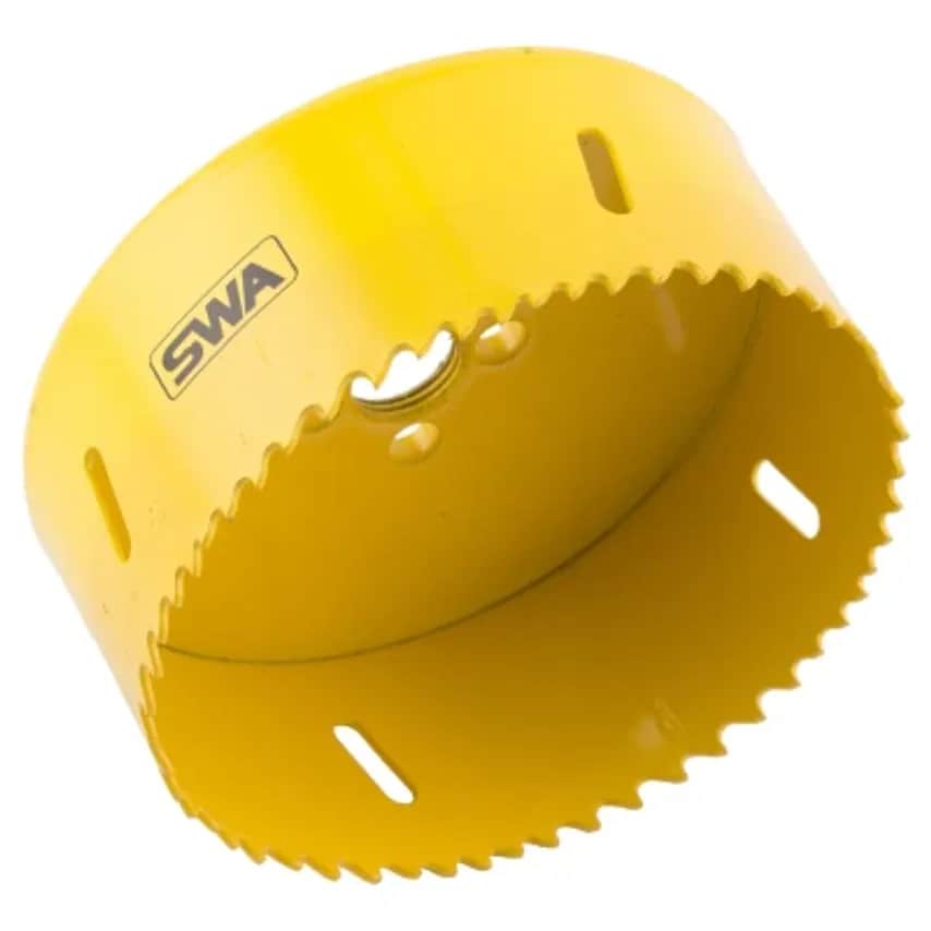 Holesaw Bi-metallic 102mm Yellow Steel