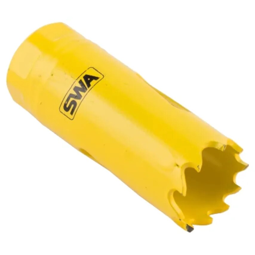 Holesaw Bi-metallic 22mm Yellow Steel