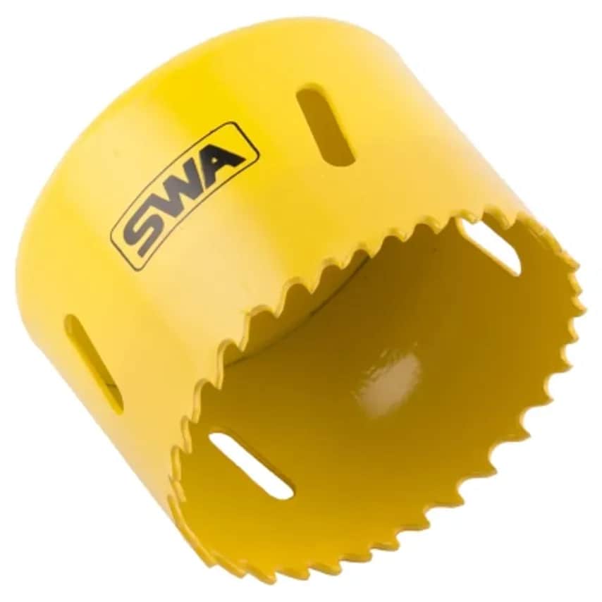 Holesaw Bi-metallic 64mm Yellow Steel