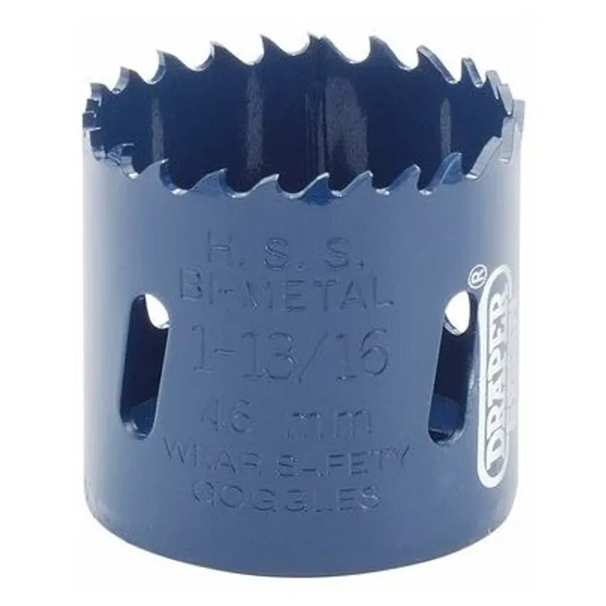 Holesaw HSS Bi-Metal M3 46mm Steel