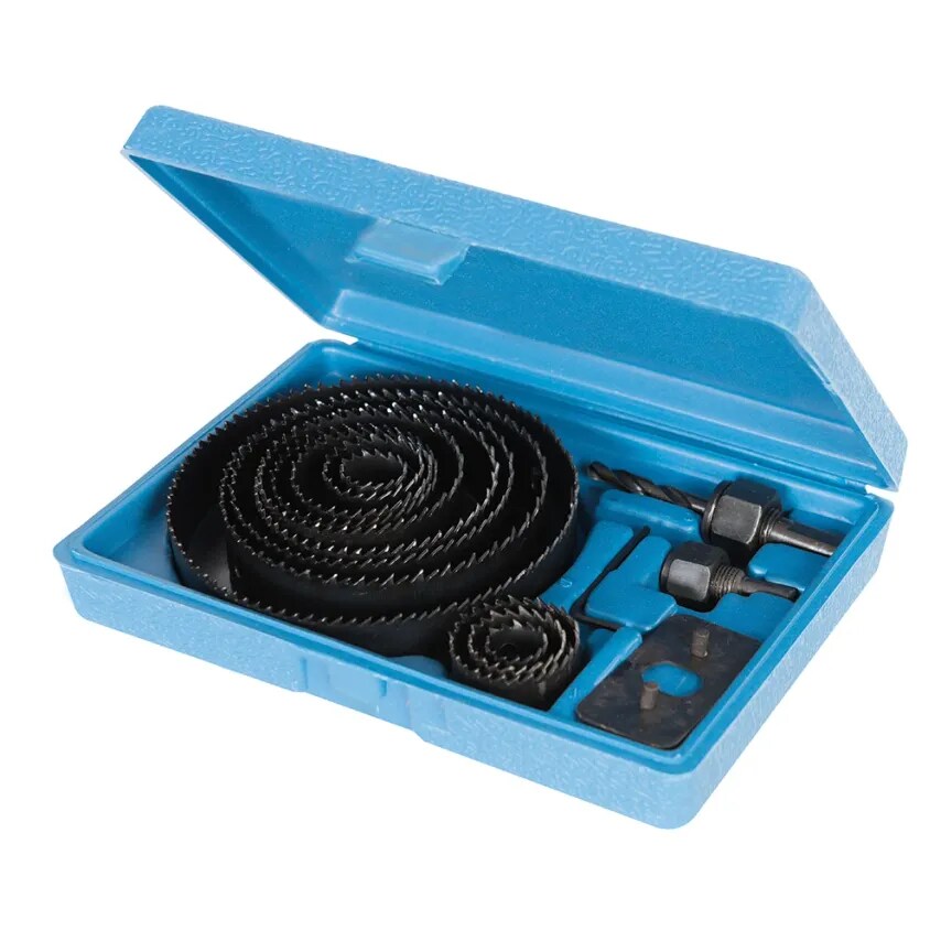 Holesaw Kit 16 Piece 19 - 127mm Dia