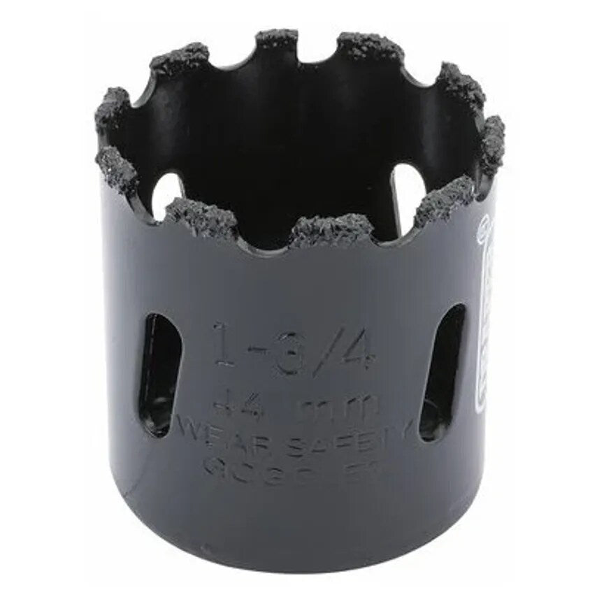 Holesaw Tungsten Carbide Tipped Grit 44mm Steel