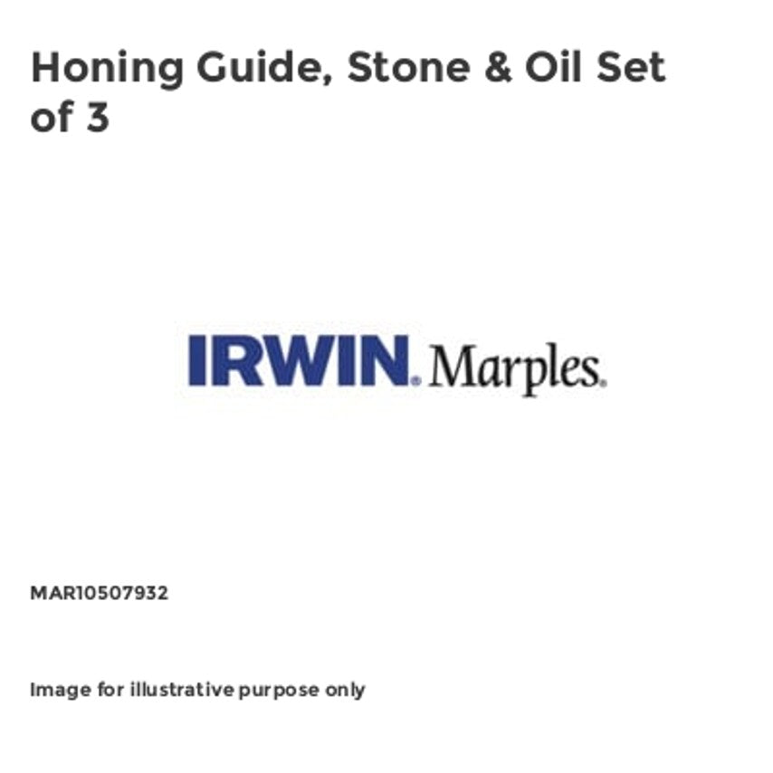 Honing Guide, Stone & Oil Set of 3
