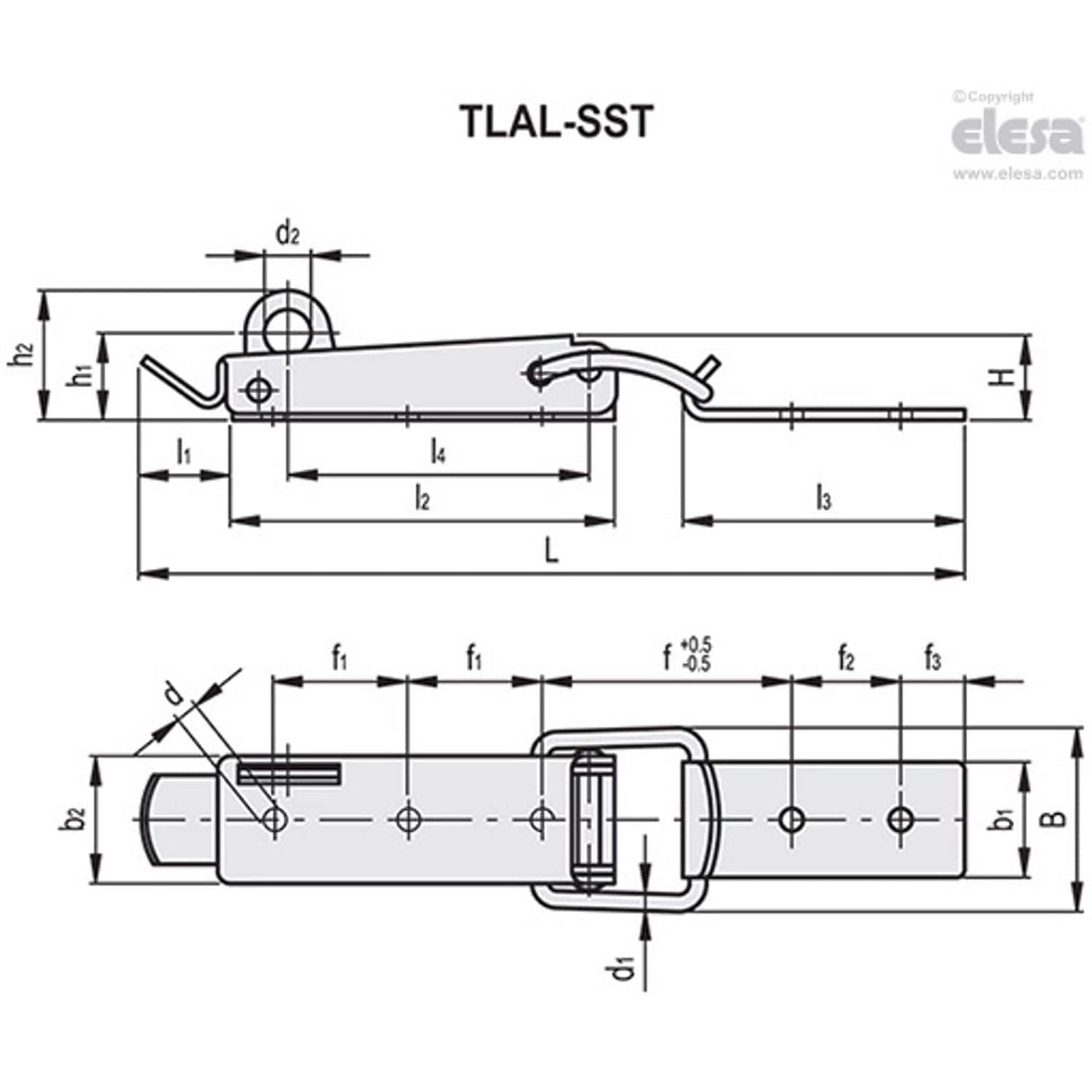 Hook Clamp-TLAL.SST-16.4/102+R