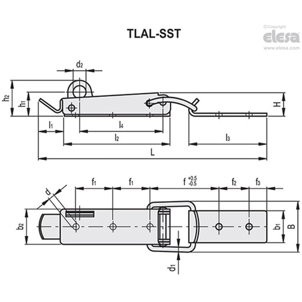 Hook Clamp-TLAL.SST-23/140.5+R