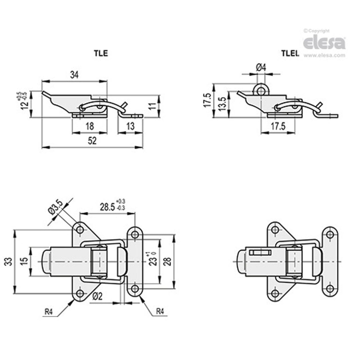 Hook Clamp-TLE.SST-15/52+R