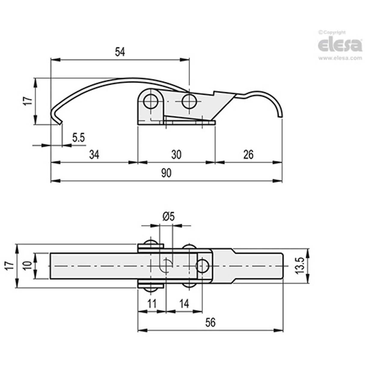 Hook Clamp-TLI.Z-13.5/90