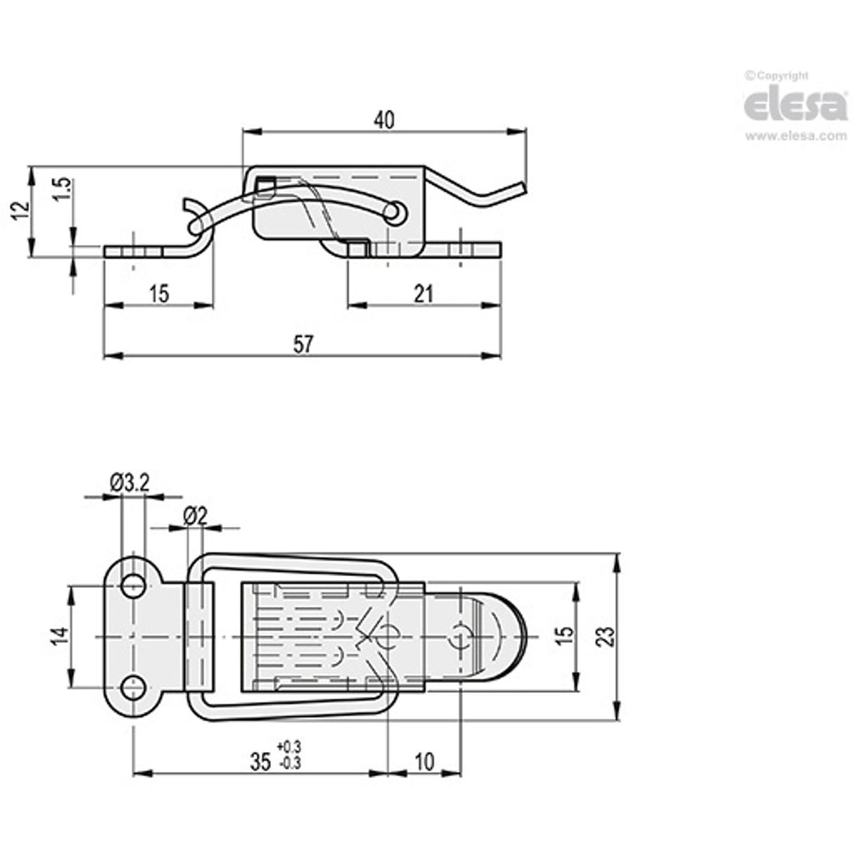 Hook Clamp-TLV.SST-15/56+R