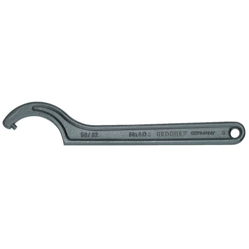 Hook wrench with pin, 120-130 mm