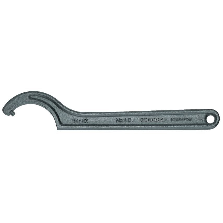 Hook wrench with pin, 155-165 mm