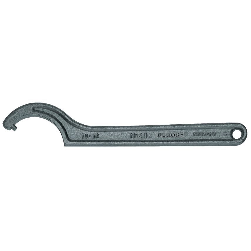 Hook wrench with pin, 58-62 mm