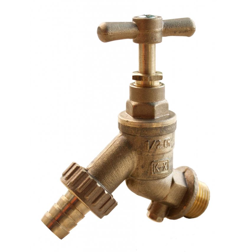 Hose Union Bib Tap 1/2" x 3/4" B.s.p. Long