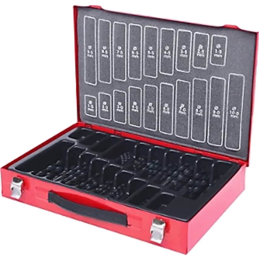 Hss-R Twist Drill Set 170 Parts 1 - 10 mm