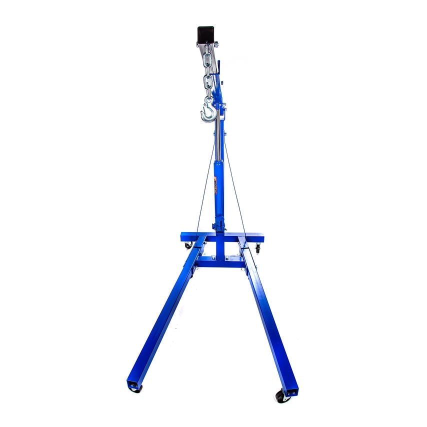 HyDriveaulic Workshop Crane 2T Mobile Folding Hoist Lift