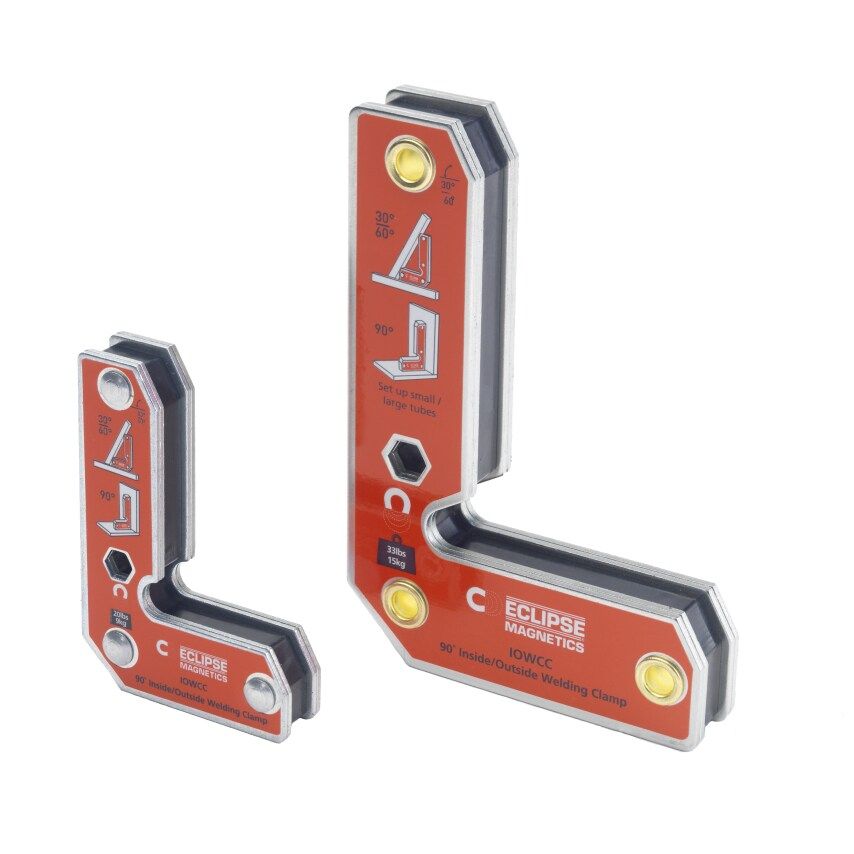 IOWCC 90 Degrees Inside/Outside Welding Clamp (Combo), 9kg & 15kg Pull Force