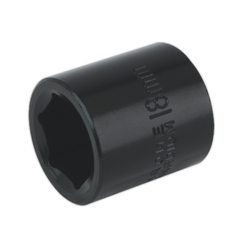 Impact Socket 18mm 3/8" Square Drive