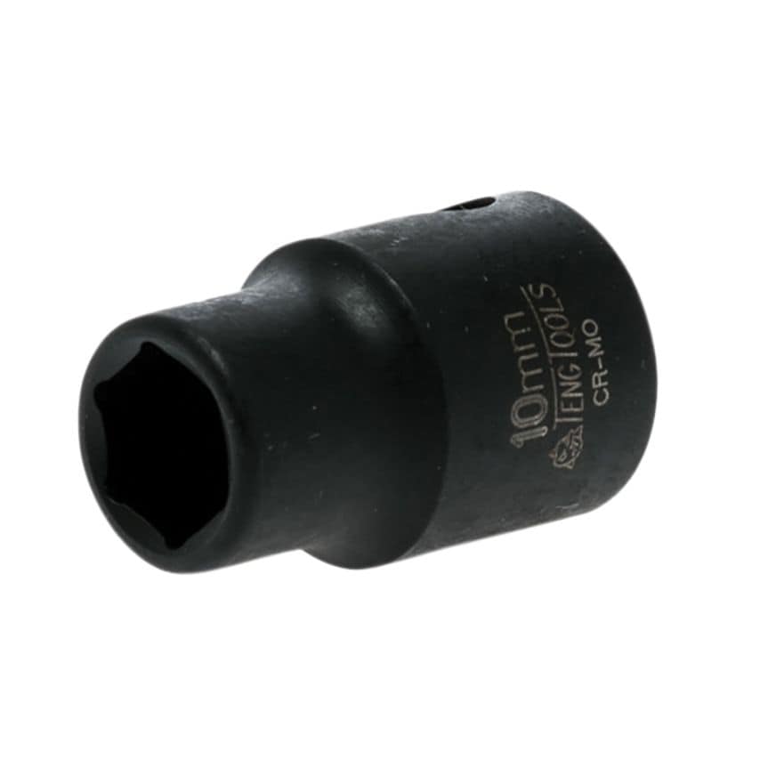 Impact Socket Hexagon 6-Point 3/8in Drive 10mm TEN980510