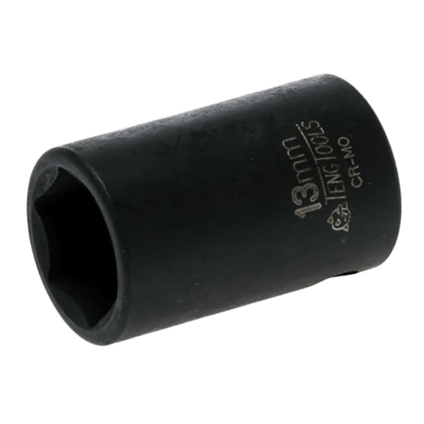 Impact Socket Hexagon 6-Point 3/8in Drive 13mm TEN980513