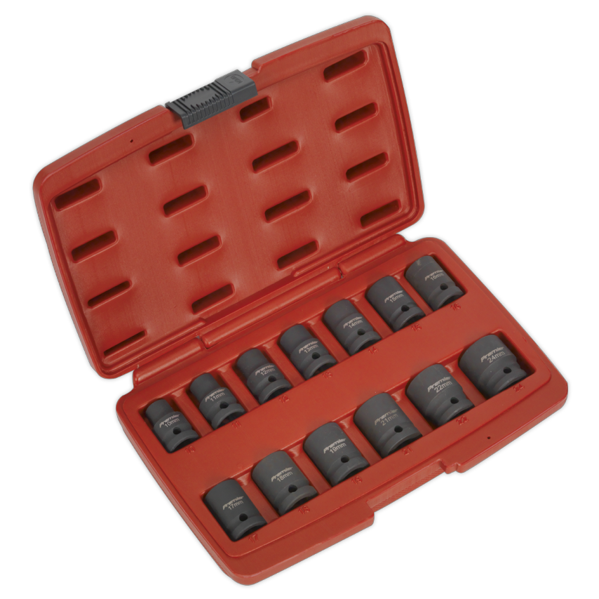 Impact Socket Set13 Piece 1/2" Square Drive Total Drive