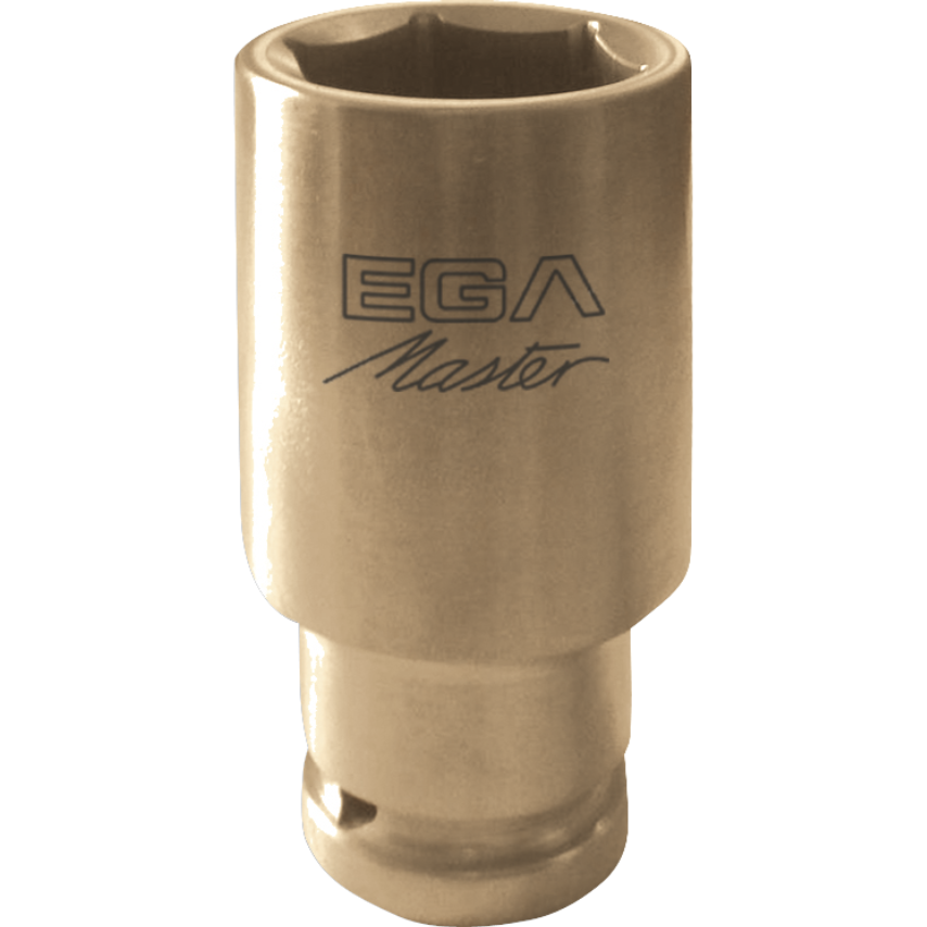 Impact Socket Wrench 3/4" - 30mm Long Series Non Sparking Al-Bron (6 Edges)
