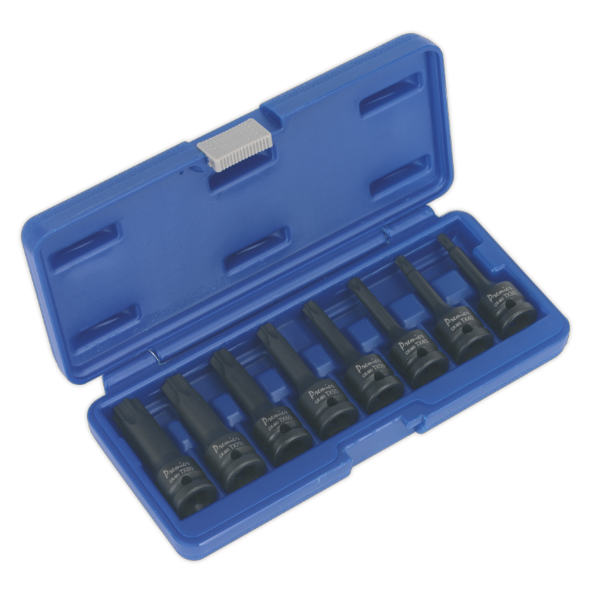 Impact TRX-Star* Socket Bit Set8 Piece 1/2" Square Drive