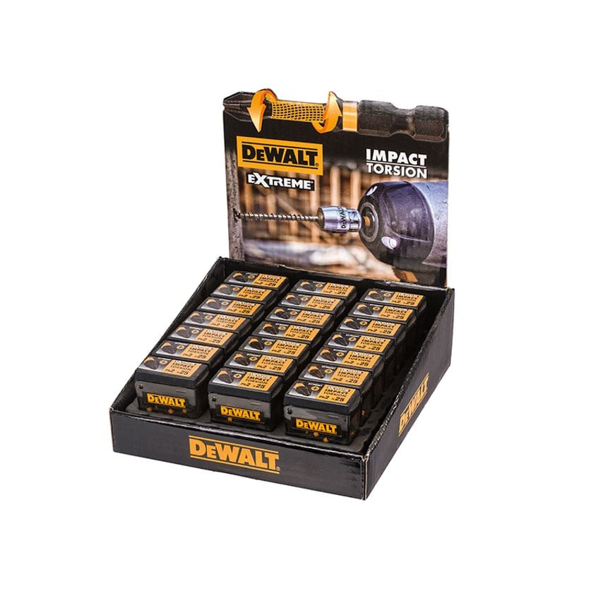 Impact Torsion Bits PH2 25mm Tic Tac Display 21 Piece DEWDT70555TQ