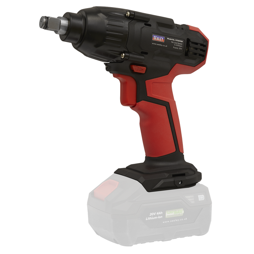 Impact Wrench 20V 1/2" Square Drive 230nm - 2 Batteries